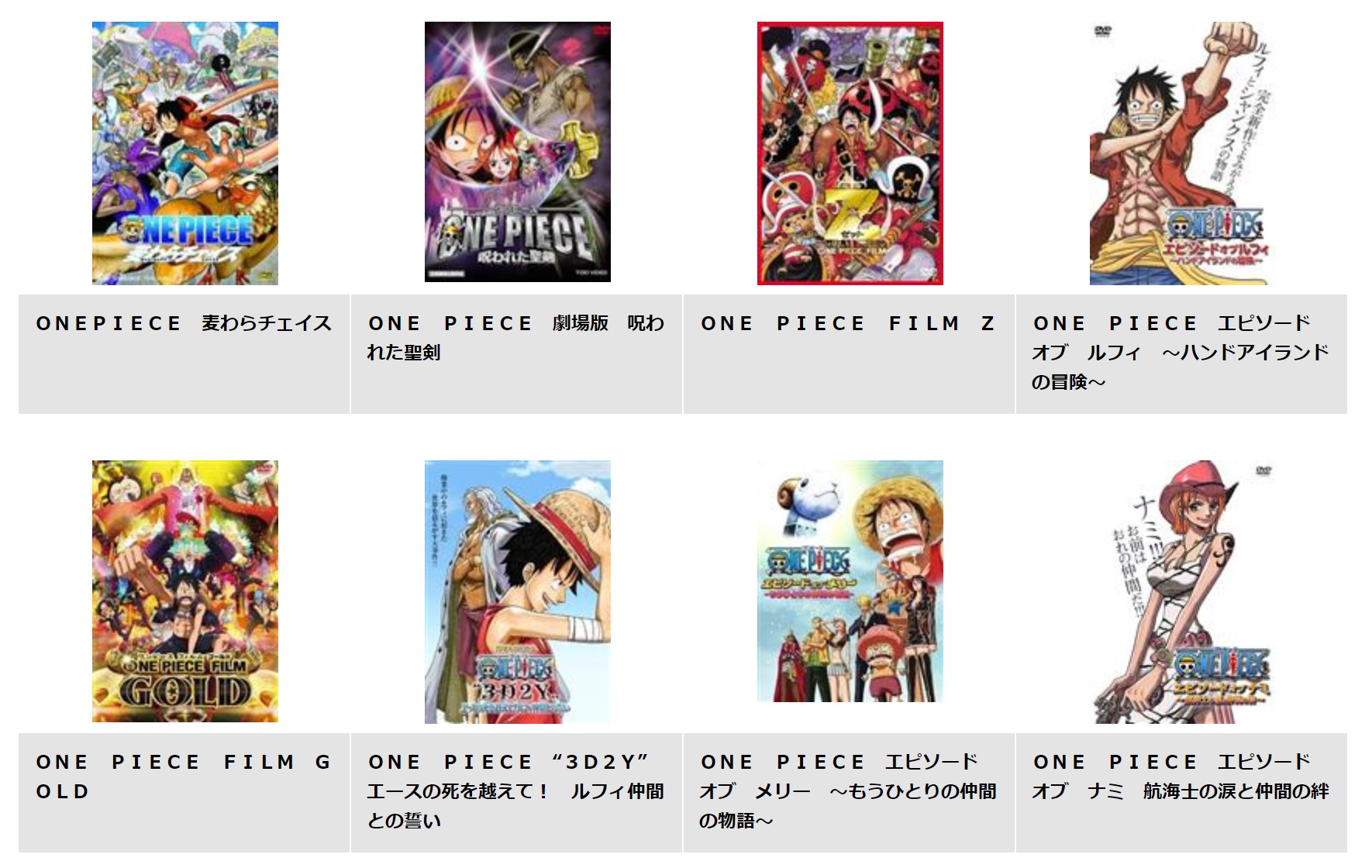 映画 ワンピースの無料動画の視聴方法 最新配信情報まとめ 歴代シリーズ一覧も紹介 映画 ワンピースシリーズ 無料動画まとめ アニメ映画無料 動画まとめサイト ベクシル 映画 ワンピースの無料動画の視聴方法 最新配信情報まとめ 歴代シリーズ一覧も紹介 映画 ワンピースシリーズ 無料動画まとめ アニメ映画無料 動画まとめサイト ベクシル